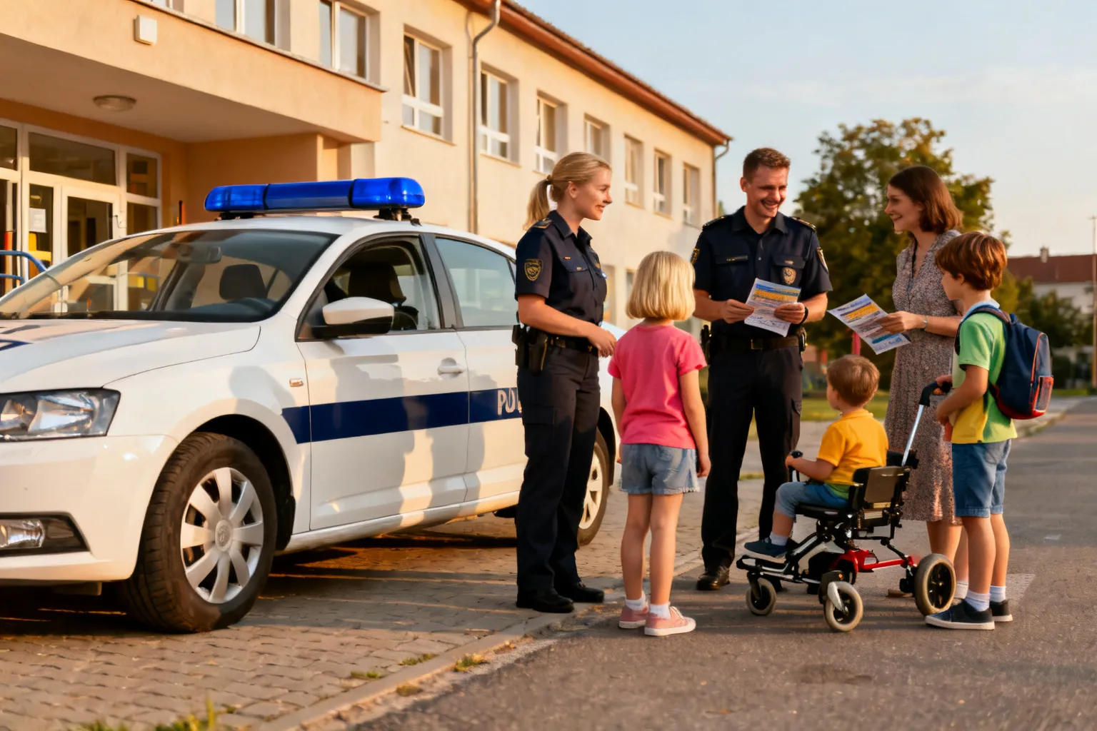 Policjanci odwiedzili szkołę specjalną i przedszkole we Wrocławiu