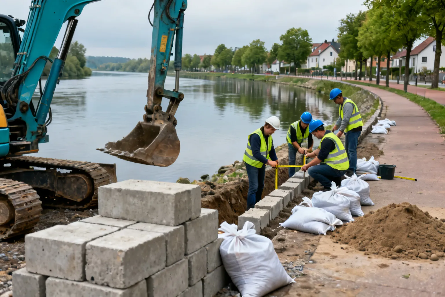 Odbudowa po powodzi 2024 Wody Polskie — prace w Kłodzku nad Nysą Kłodzką
