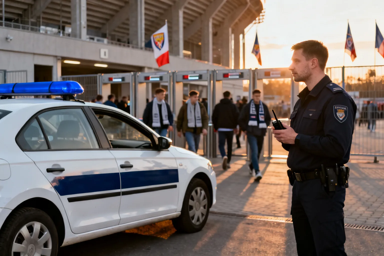 Policja zabezpieczała mecz Śląsk Wrocław – Lech Poznań; 34 tys. kibiców