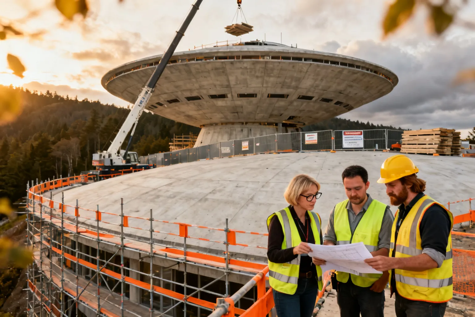 Remont spodków Śnieżka — ruszyła przebudowa obserwatorium, zakończenie do 2031 r.