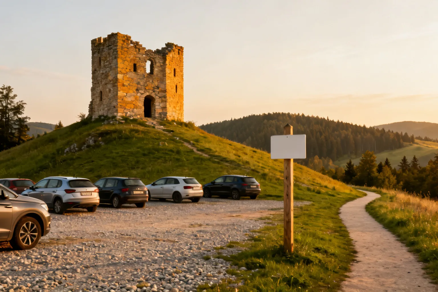 Ruiny zamku Cisy — trasa, parking i praktyczne informacje (Stare Bogaczowice)