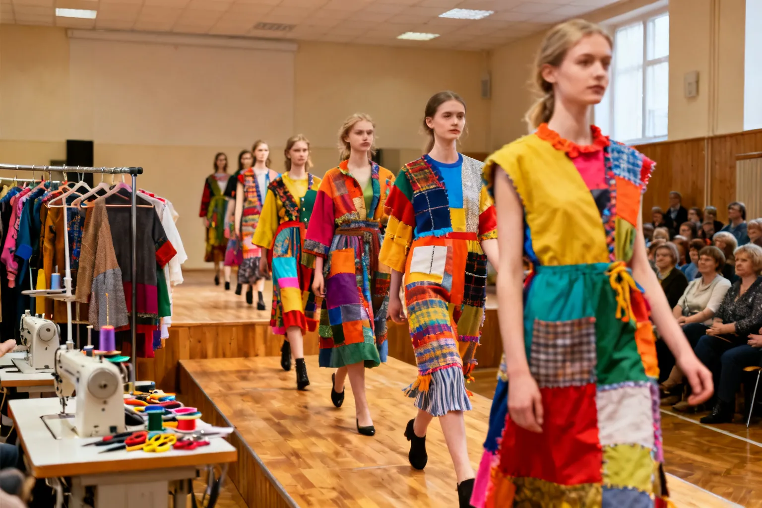 Moda na recykling — finałowy pokaz w Domu Kultury Świt na Targówku