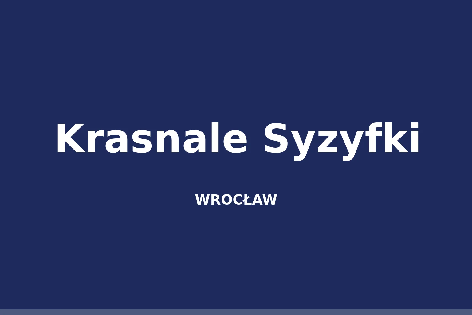 Krasnale Syzyfki