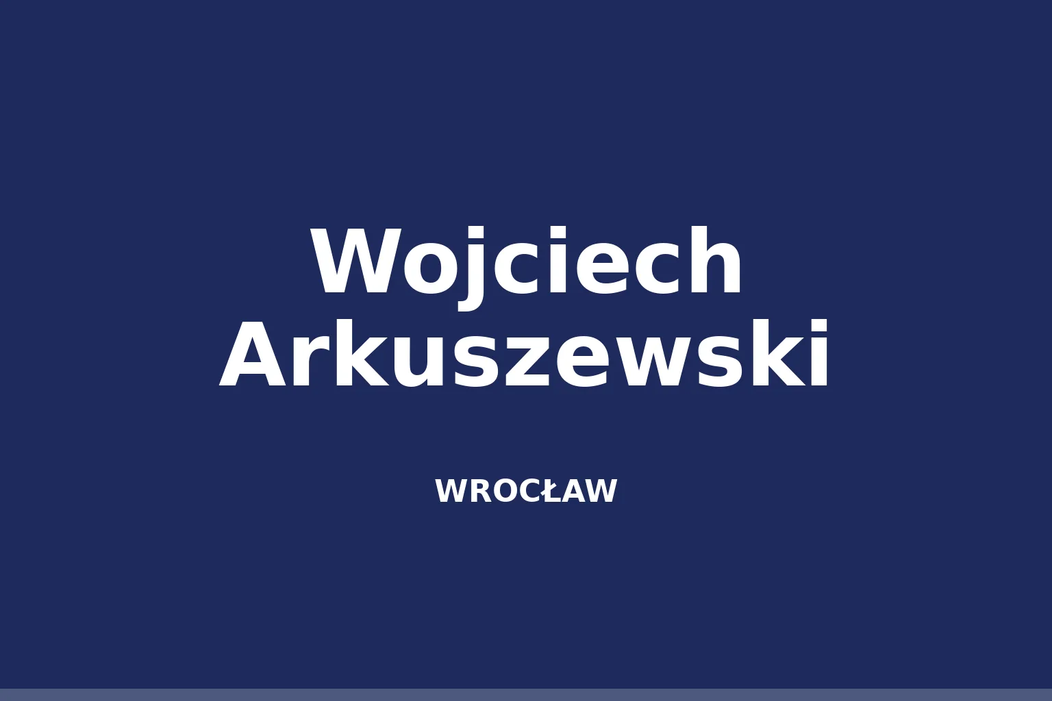 Wojciech Arkuszewski