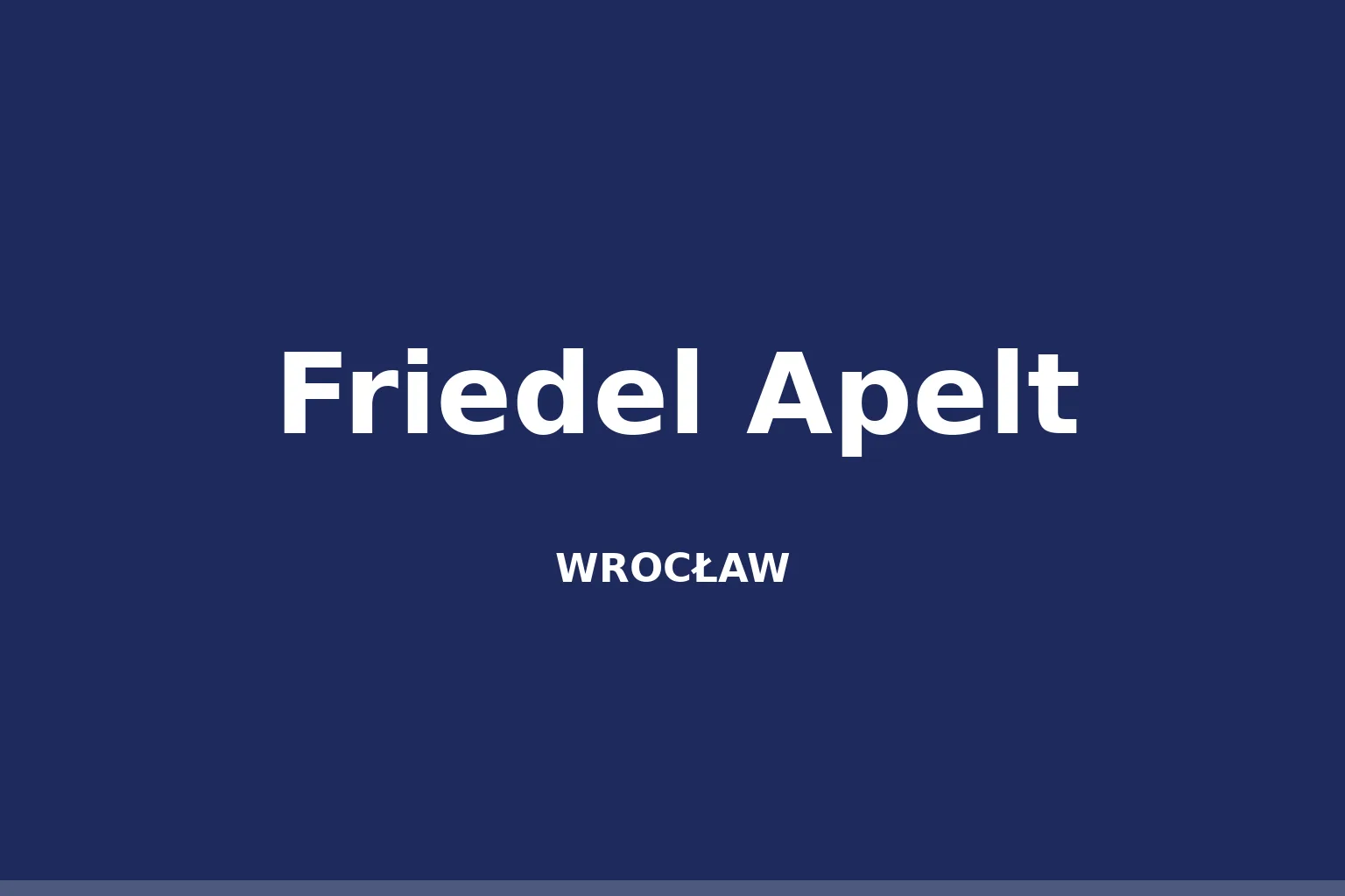 Friedel Apelt