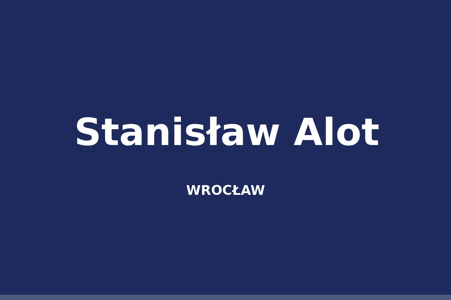Stanisław Alot