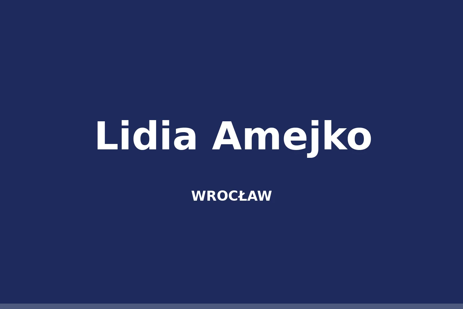 Lidia Amejko