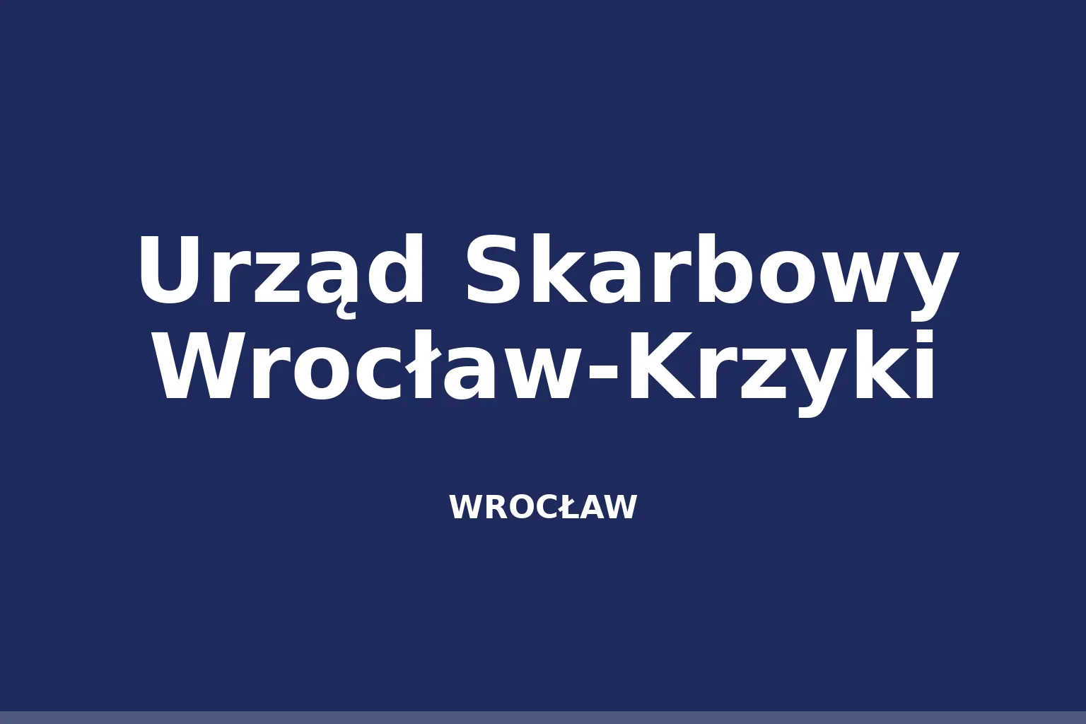 Urząd Skarbowy Wrocław-Krzyki